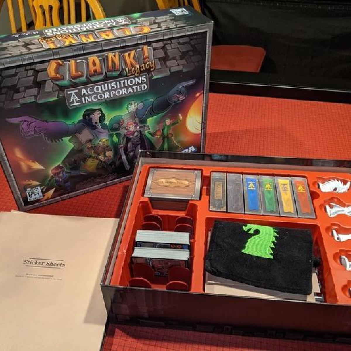 Clank! Legacy: Organizador de Caixas do Jogo de Tabuleiro Acquisitions Incorporated