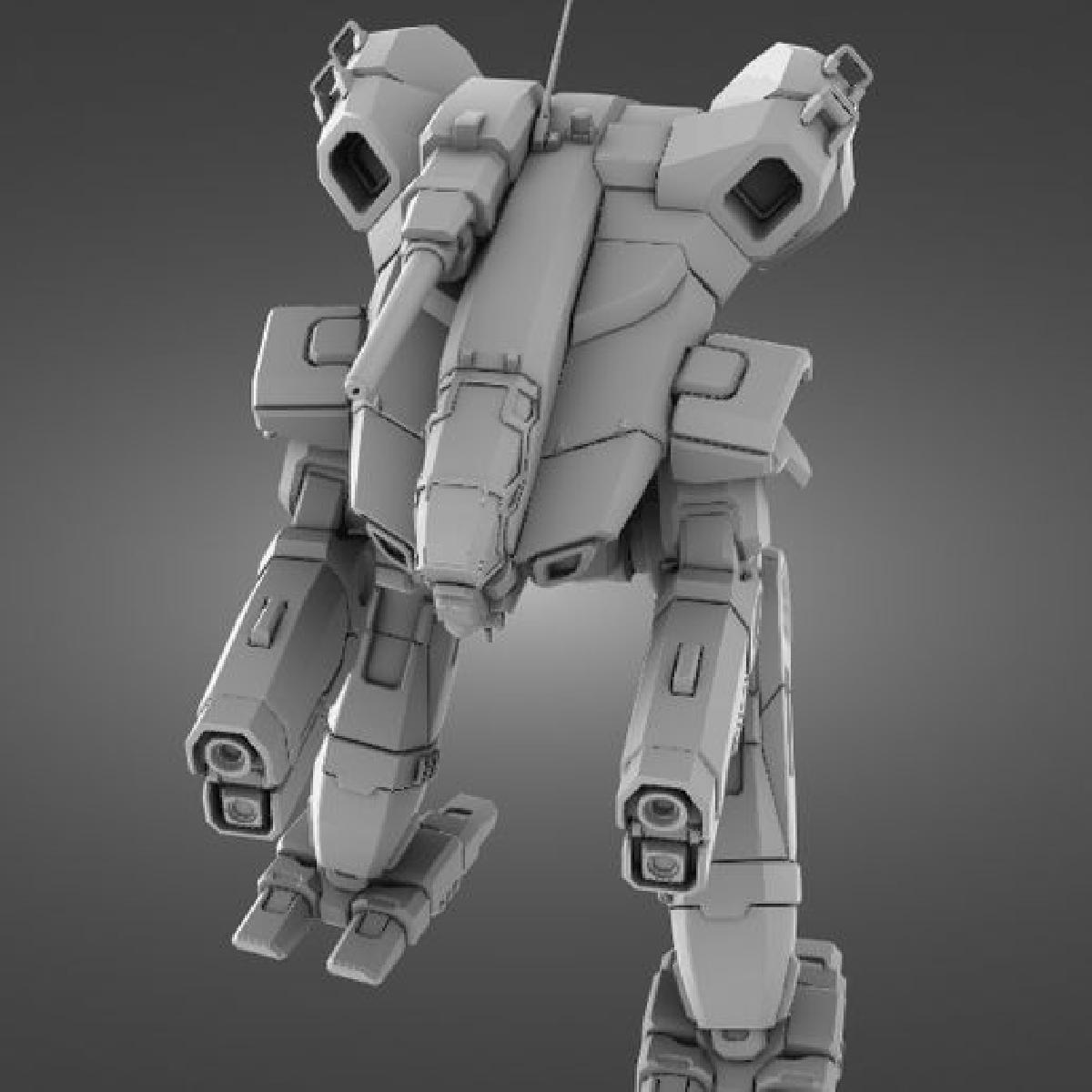 Arquivo STL do Mech MWO Marauder   Modelo 3D Detalhado para Impressao