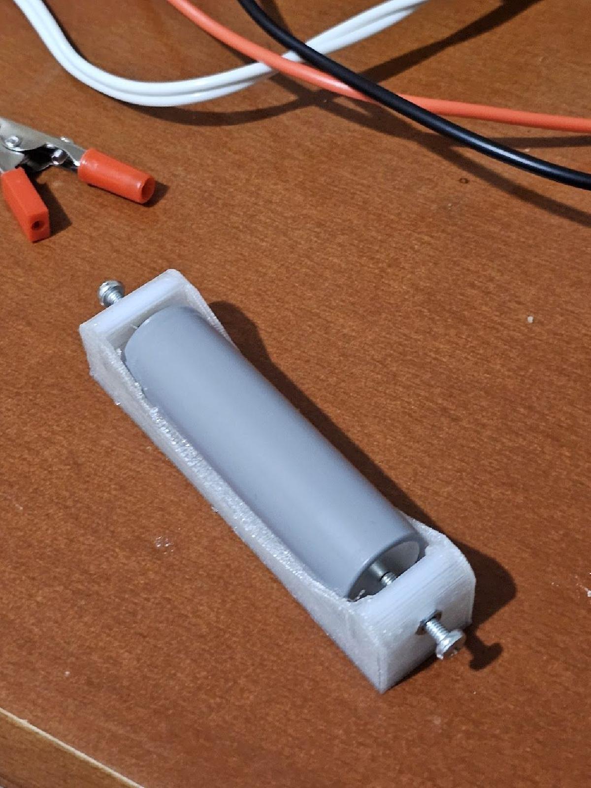 Caixa de Bateria 18650 (pode ser usada com parafuso)   Caixa de Pilha 18650 (pode ser usada com parafuso)