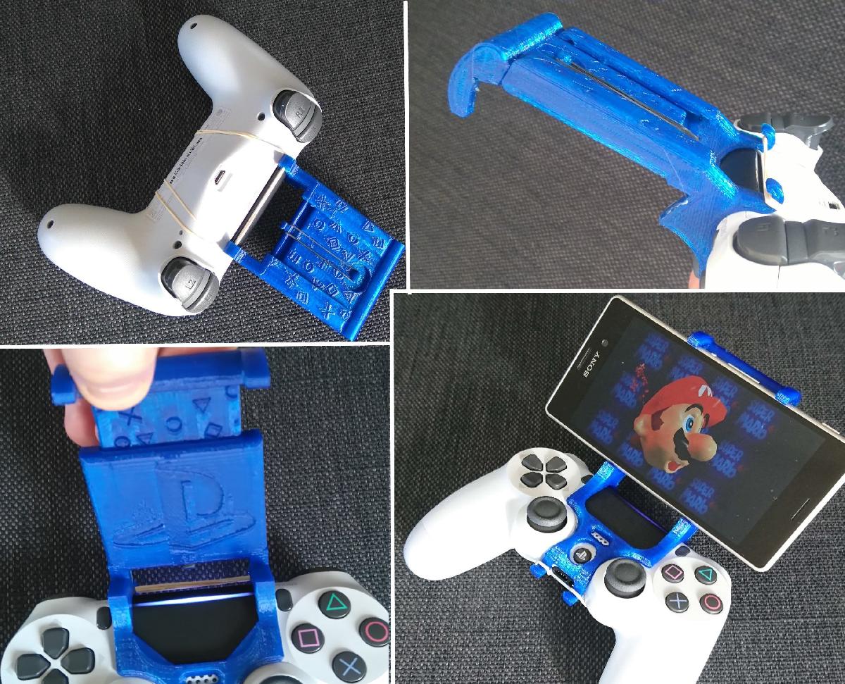 suporte universal para smartphone PS4 . montagem . clipe . DualShock 4 (v2/rev 2 testado) . marca Playstation . NOVO reforcado V