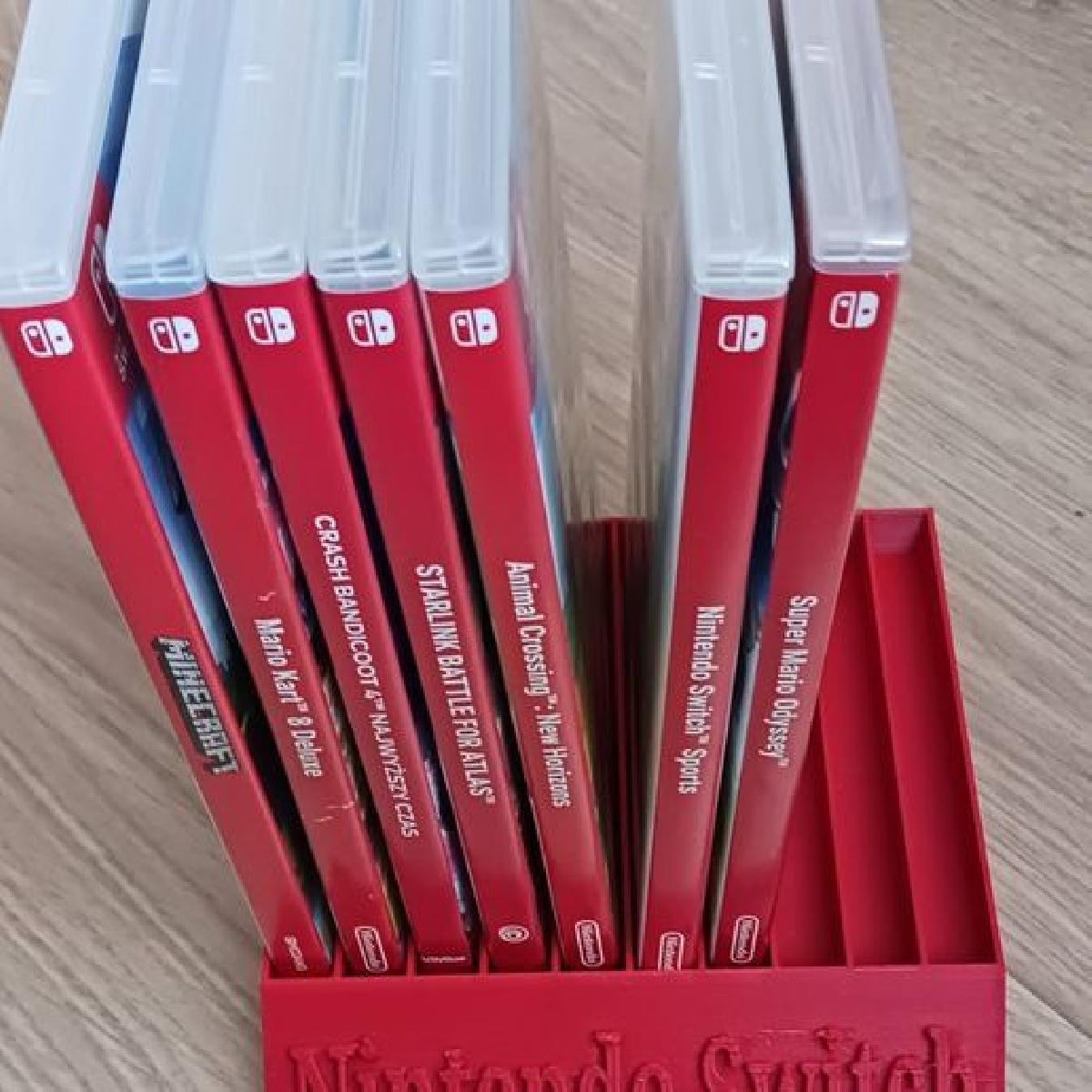 Caixa da Nintendo para organizar caixas de cartuchos