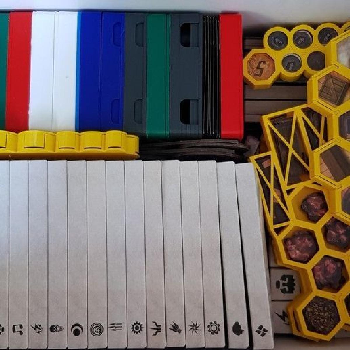 Solucao Completa de Armazenamento para Gloomhaven (Monstros/ Sobreposicoes/ Cartas)