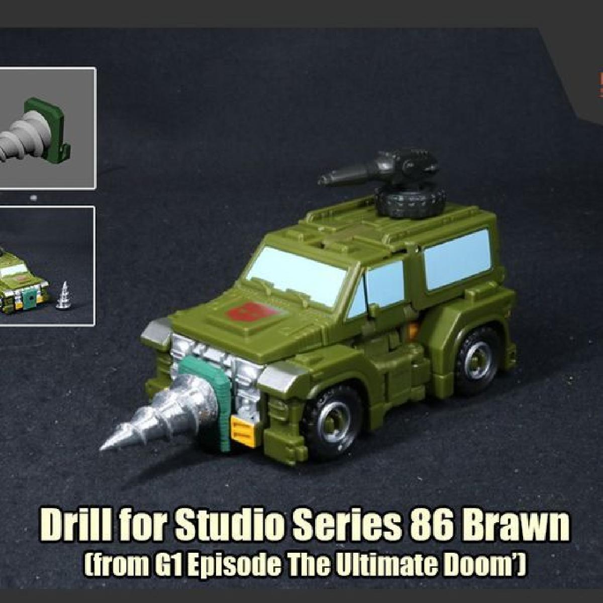 Furadeira para Transformers Serie de Estudio 86 Brawn