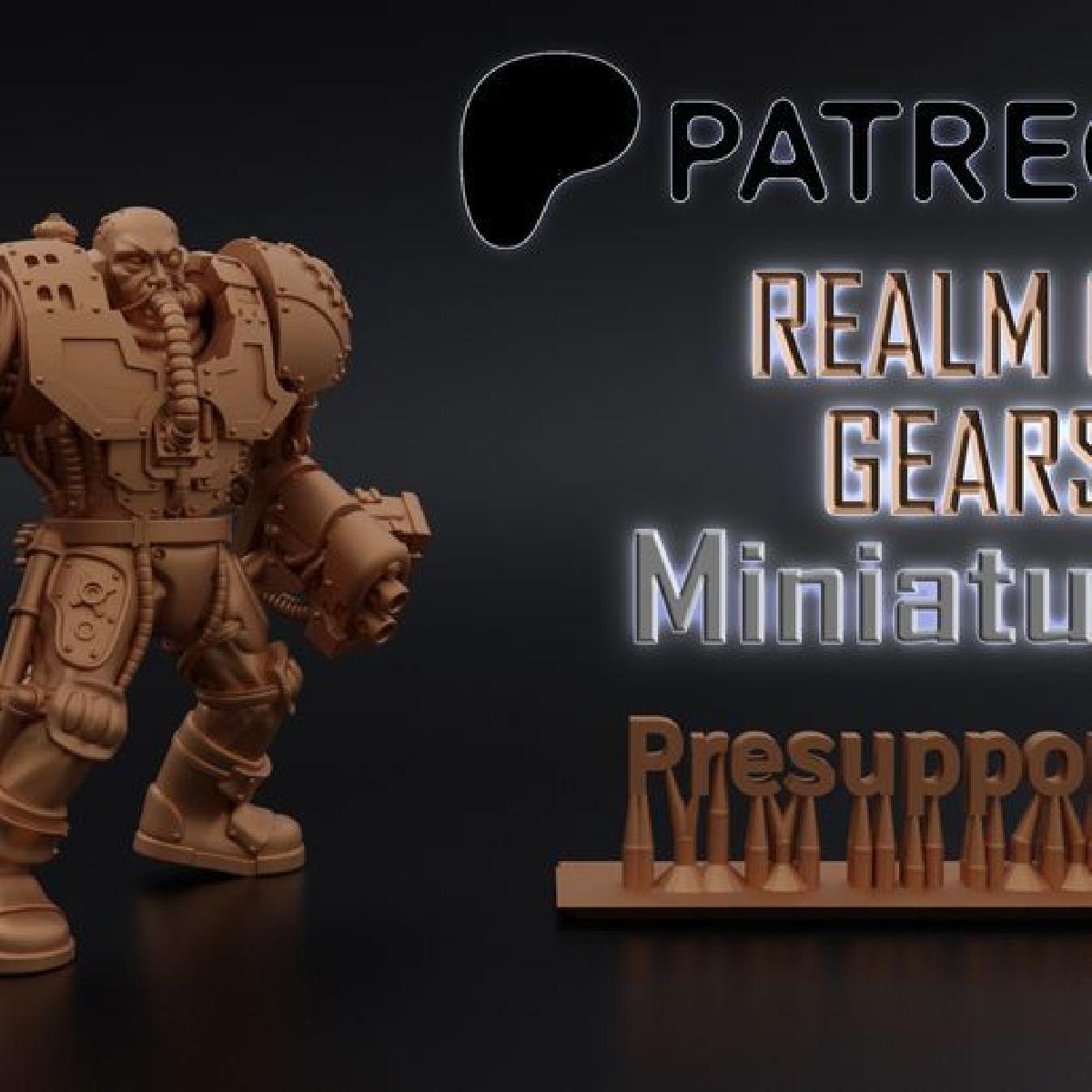 Realm of Gears Miniaturas Patreon Janeiro GRATUITO