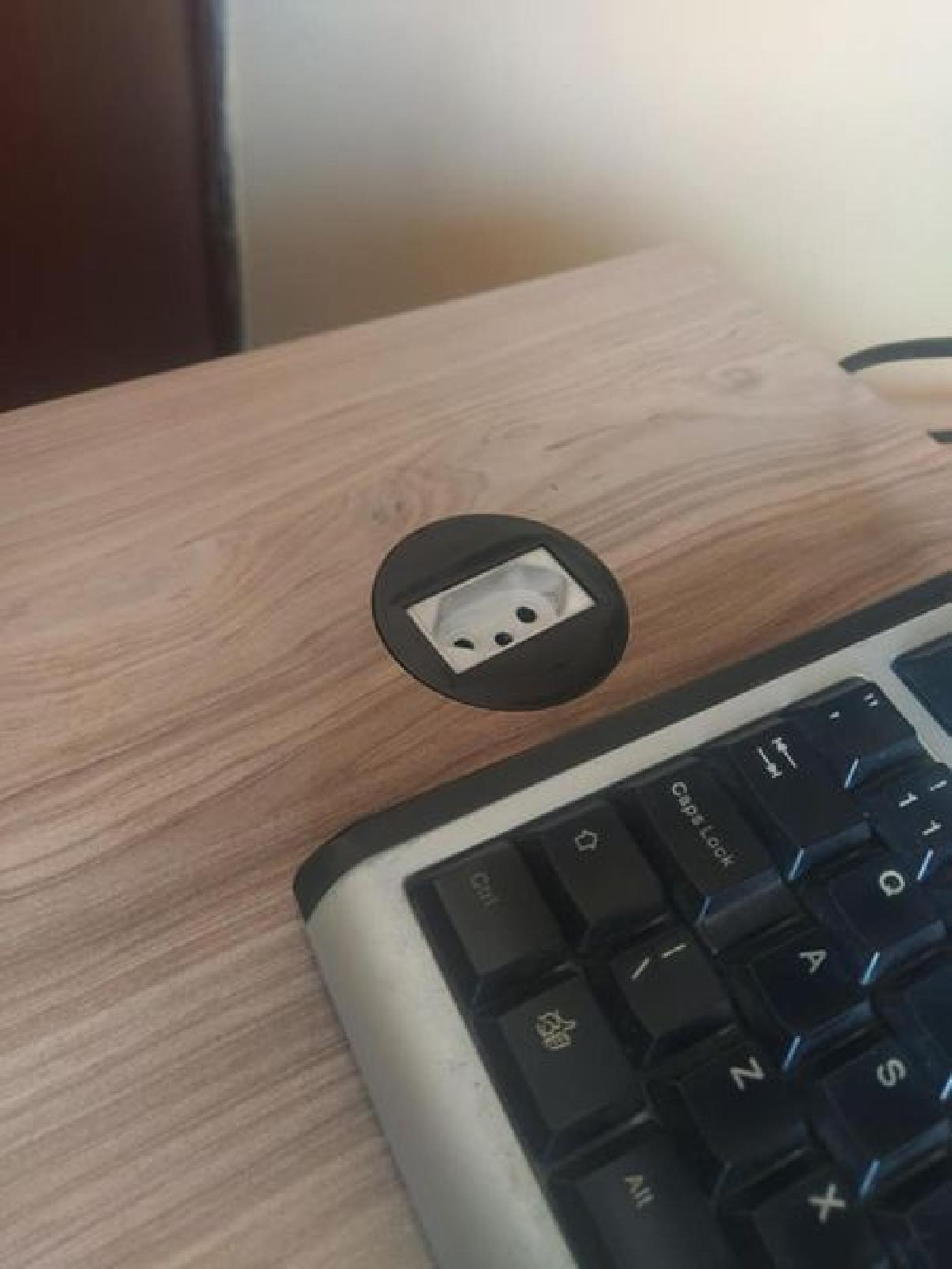 Embedded socket in the table