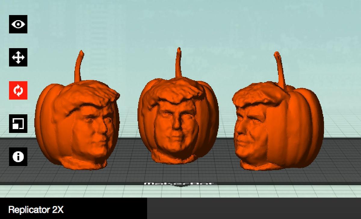 Abobora Trumpkin Halloween Assustador