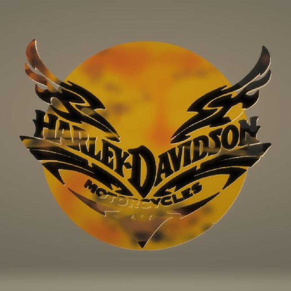 Adesivo do logotipo da Harley Davidson
