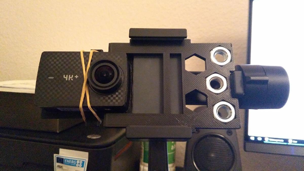 Suporte para Smooth Q Gimbal Yi 4K 4K+