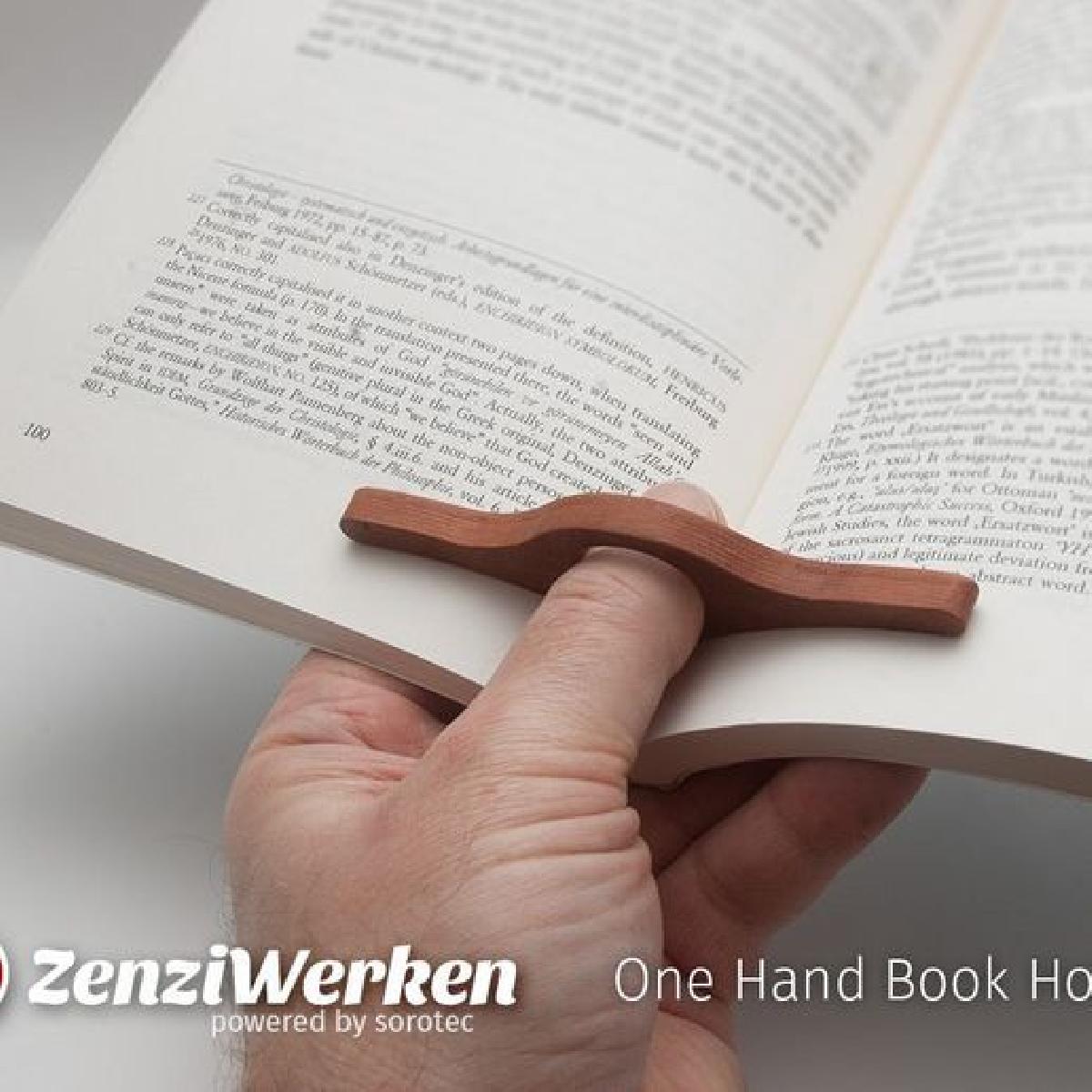 Um suporte de livro de mão cnc/laser