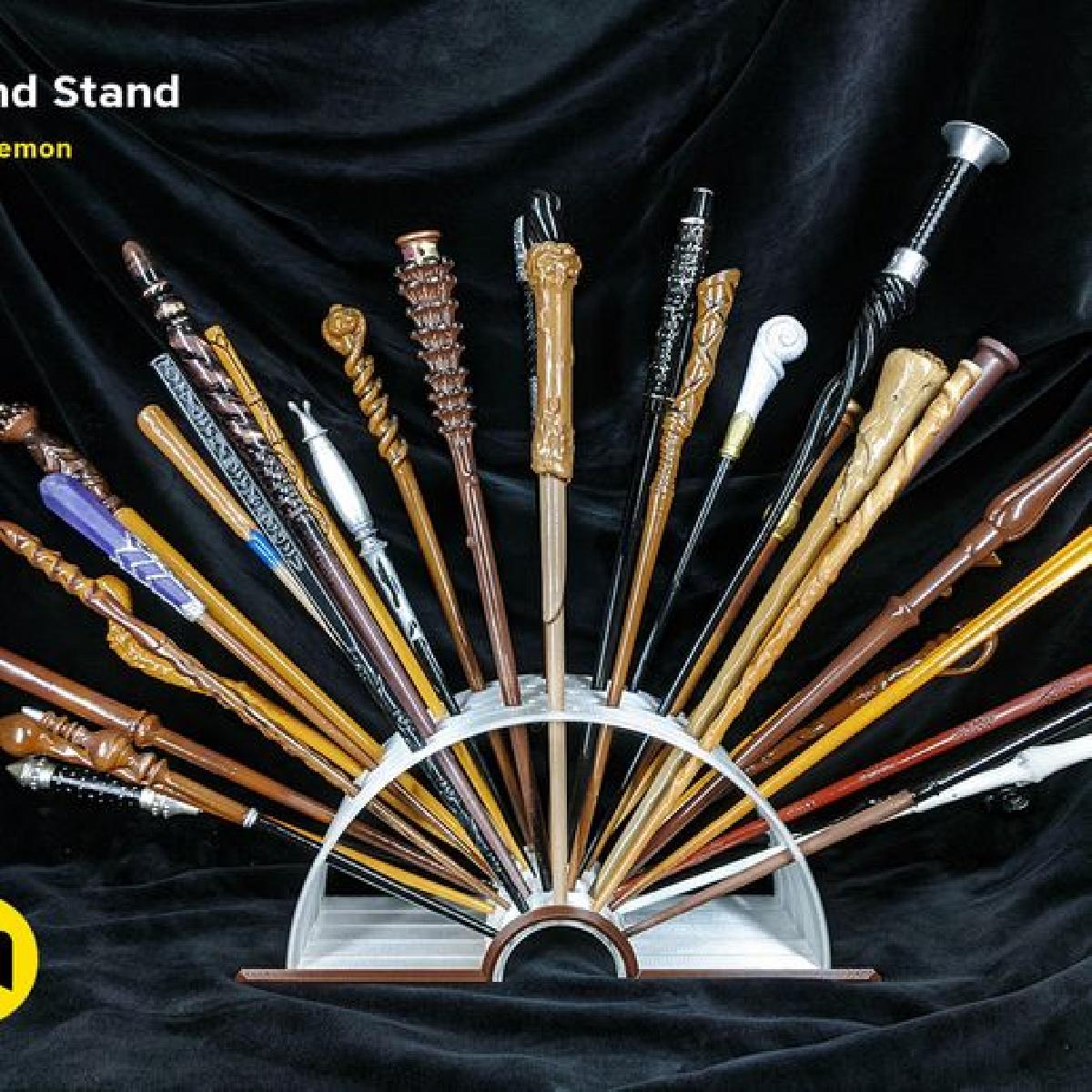 Livro Aberto Harry Potter Wand Stand
