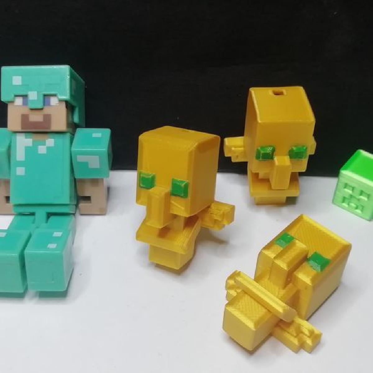 Chaveiro Totem de Imortalidade do Minecraft