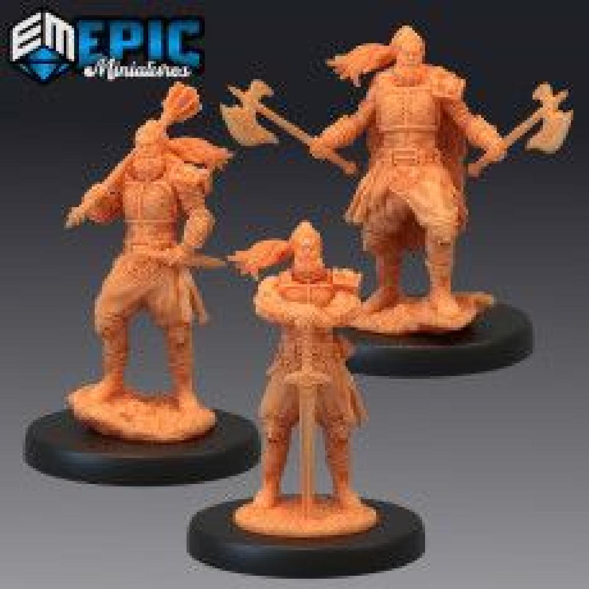 Conjunto de Guerreiro Legendario / Lutador Viking / Barbaro Humano