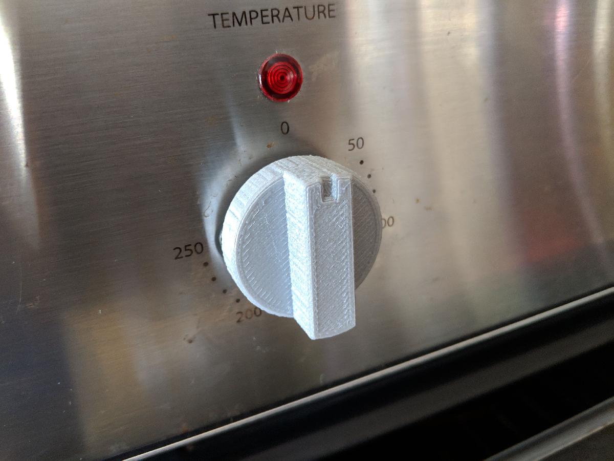 Botao do forno Fisher e Paykel