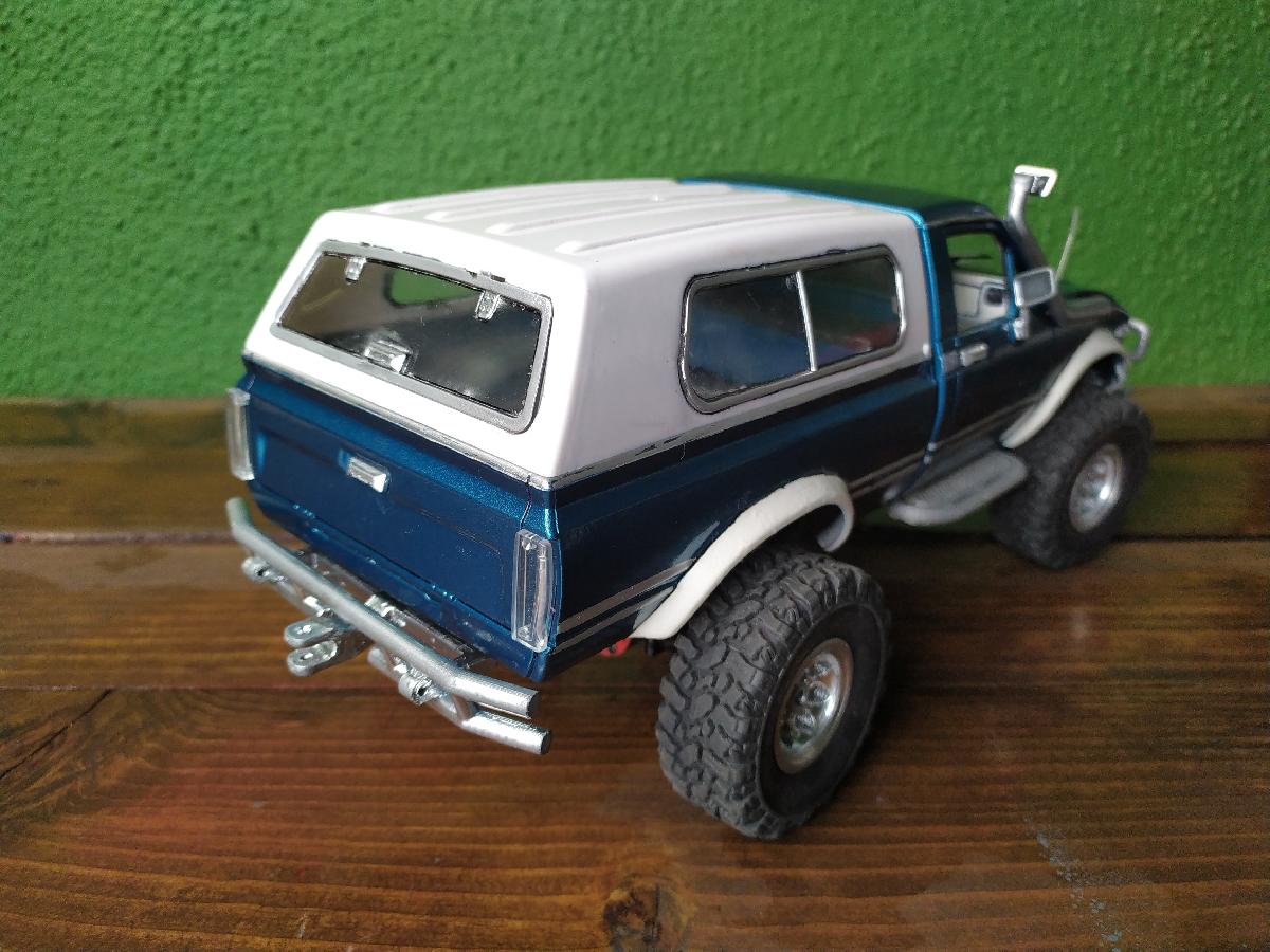 DEFESA TRASEIRA TUBULAR WPL RC COM TRAILER