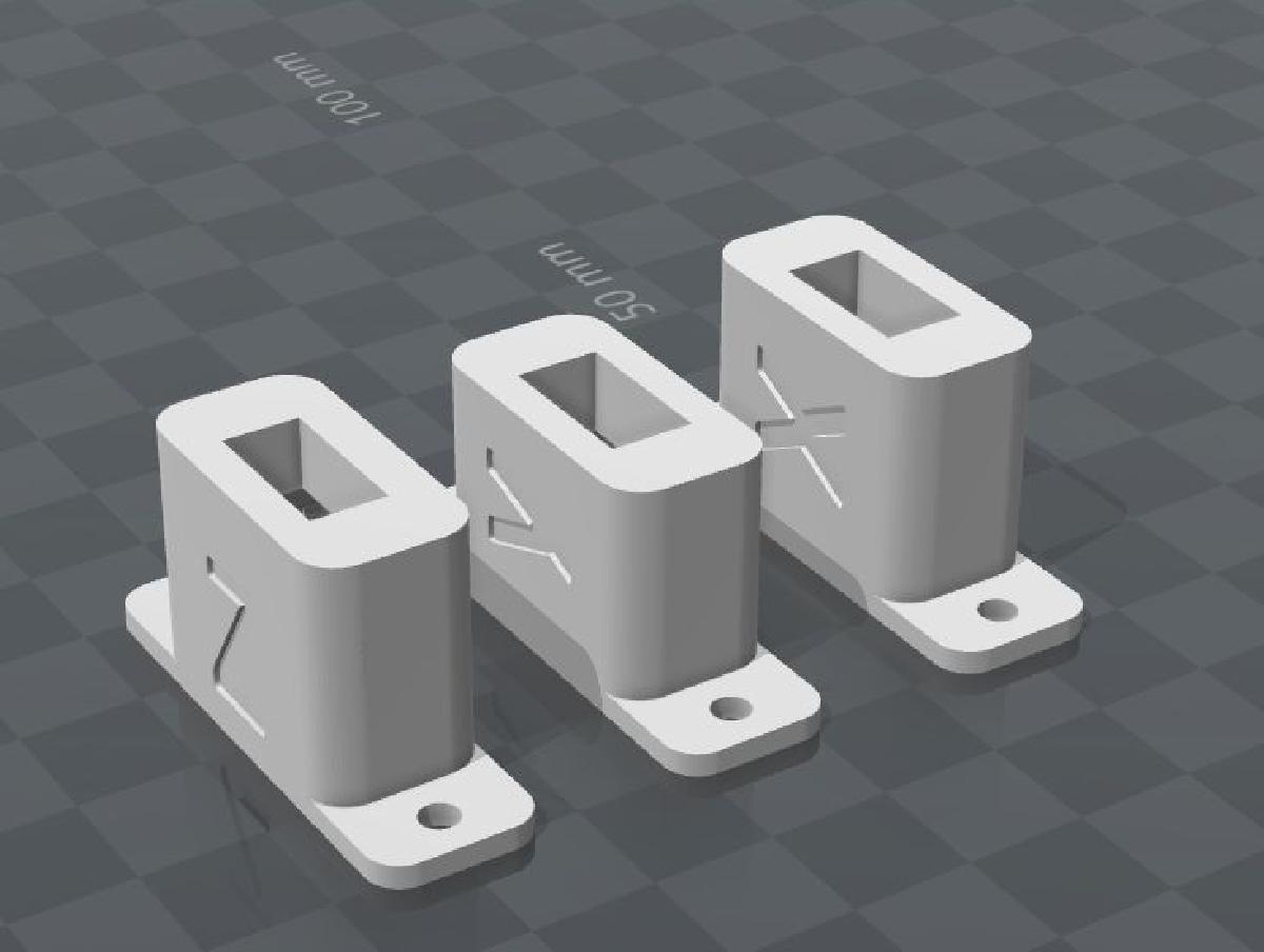 MY3D_SUPORTES FINAL DE CORRIDA X Y Z (microinterruptor)