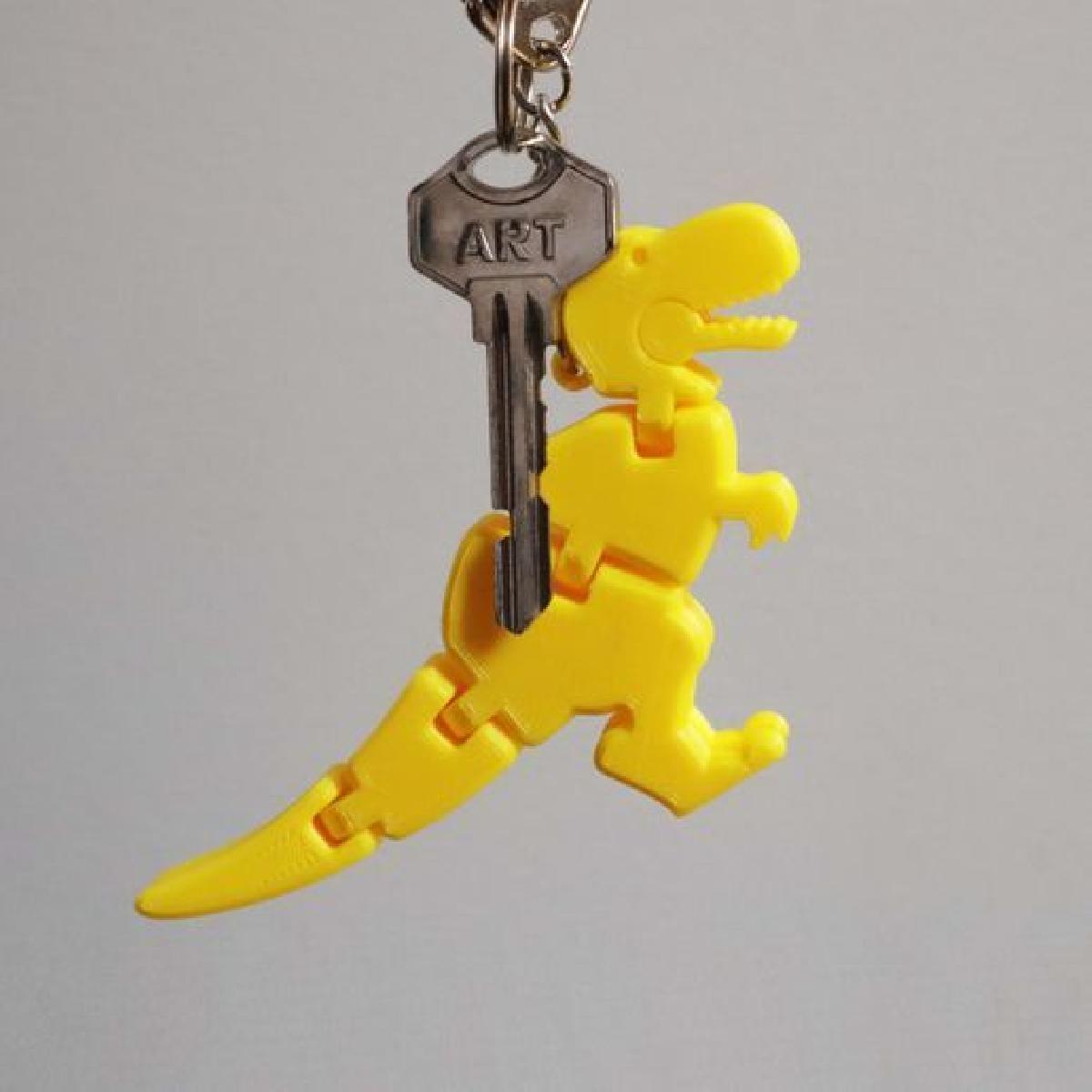 Chaveiro Flexy do Bebe T rex