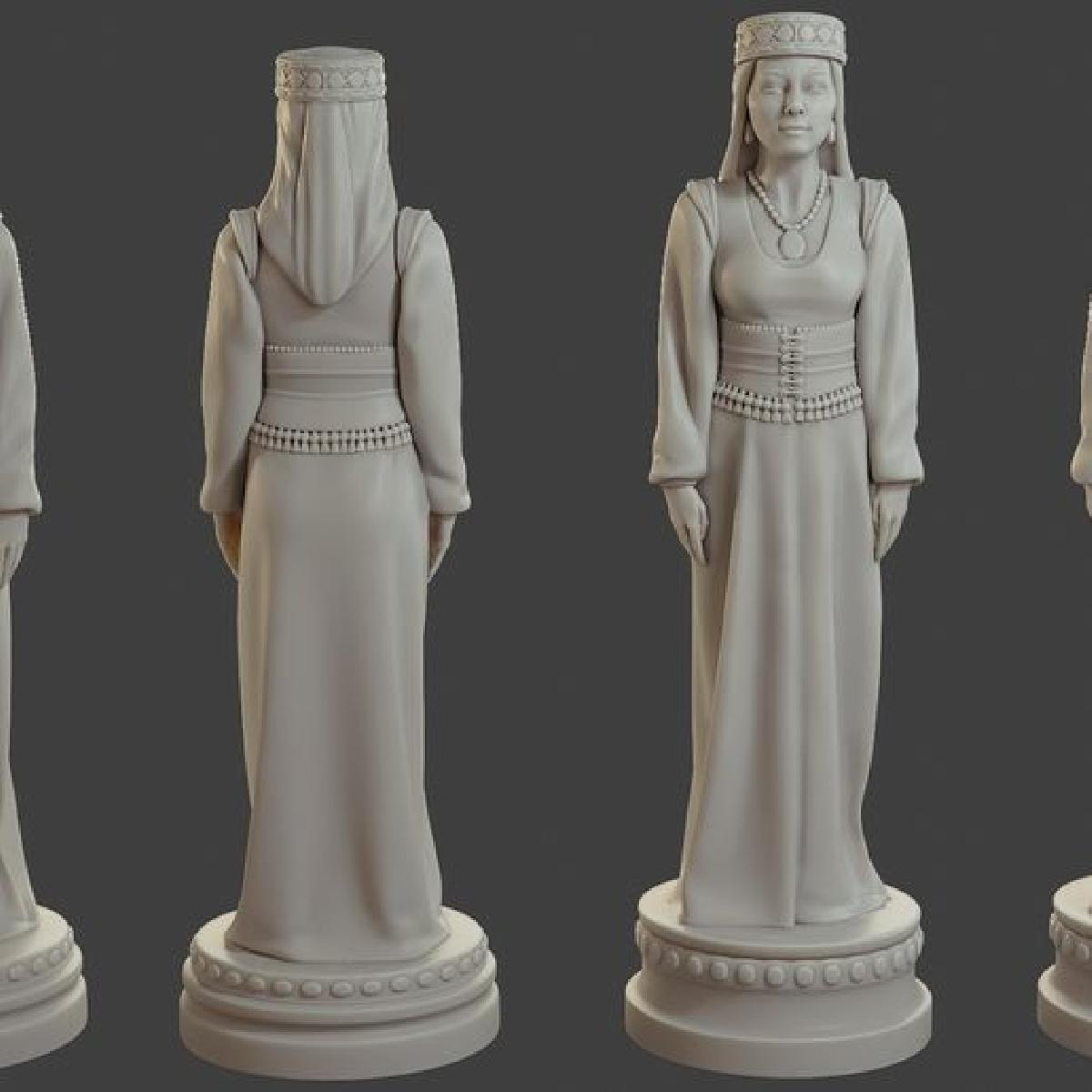 Rainha das Chess Medievais Otomanas Gratis