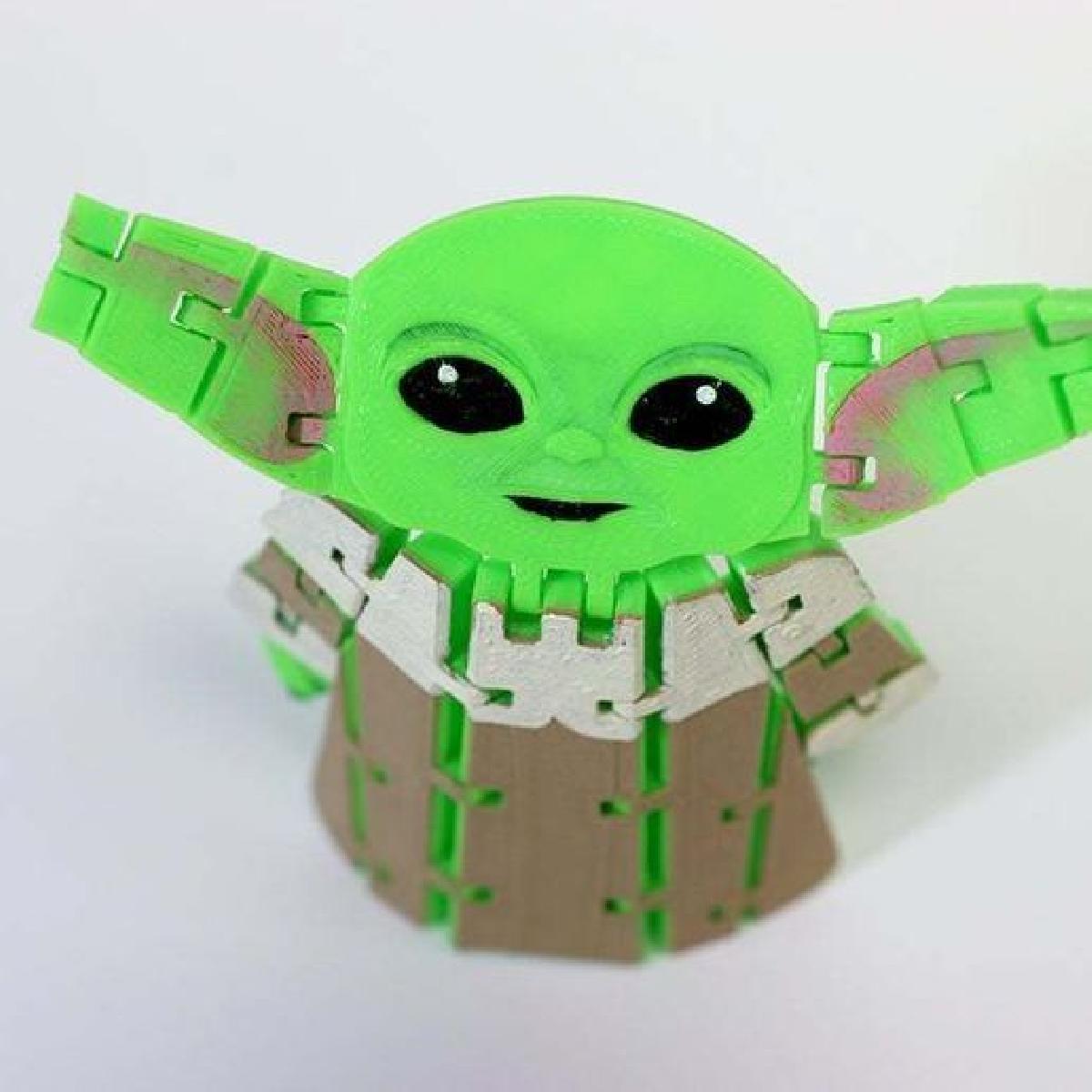 Flexi Articulado Baby Yoda (A Criança) de The Mandalorian