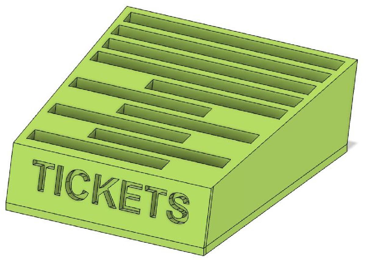 Titular de ingressos / Tickets de suporte