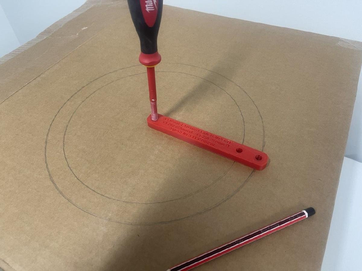 Modelo de Ventilador de Exaustao Clipsal Airflow