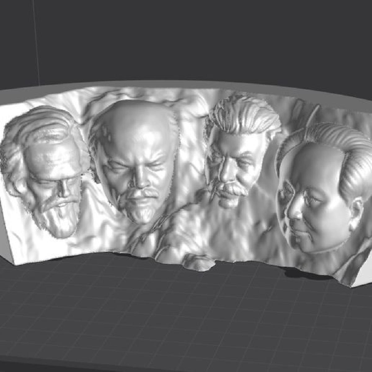 O Monte Rushmore do Comunismo