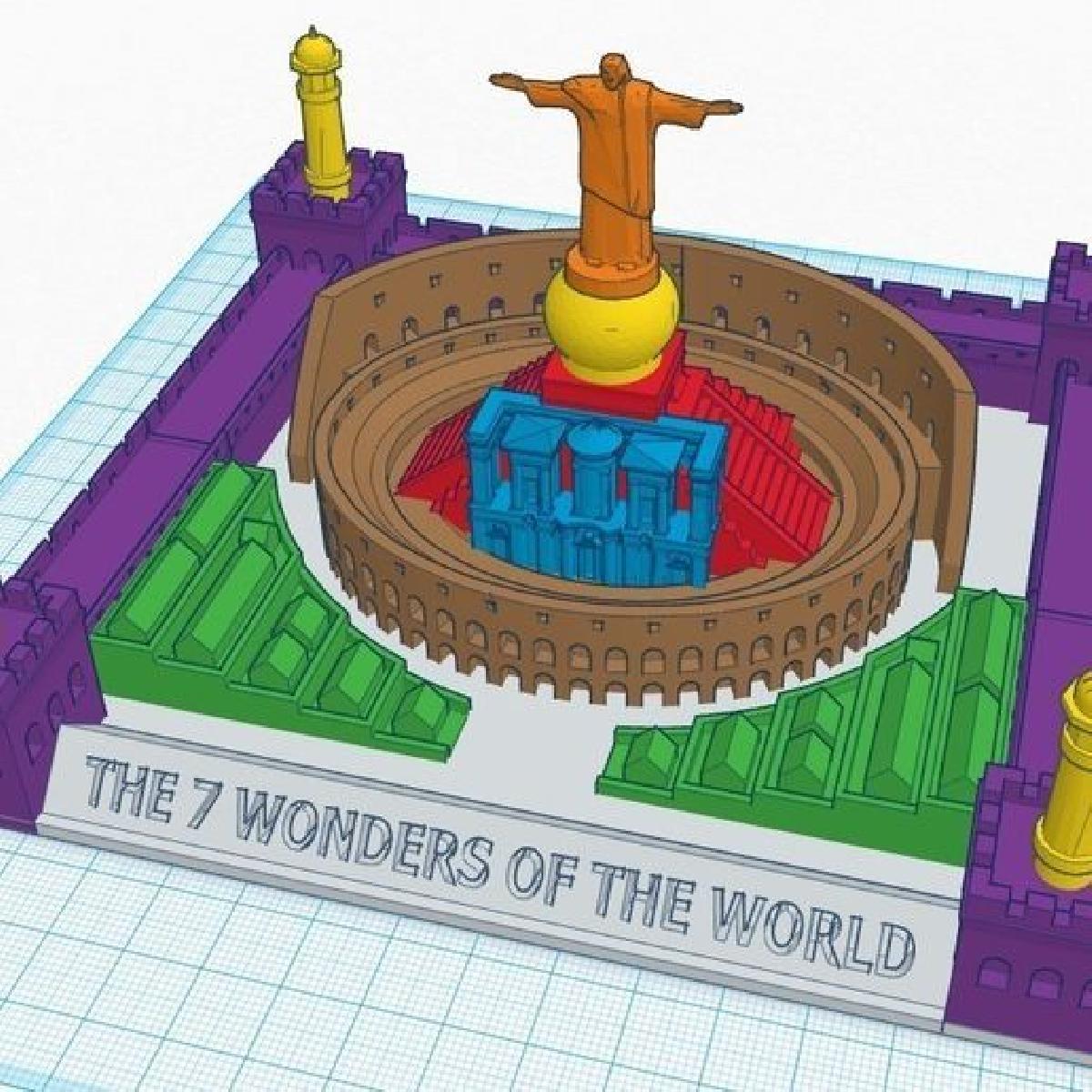 Novo Quebra Cabeca das 7 Maravilhas