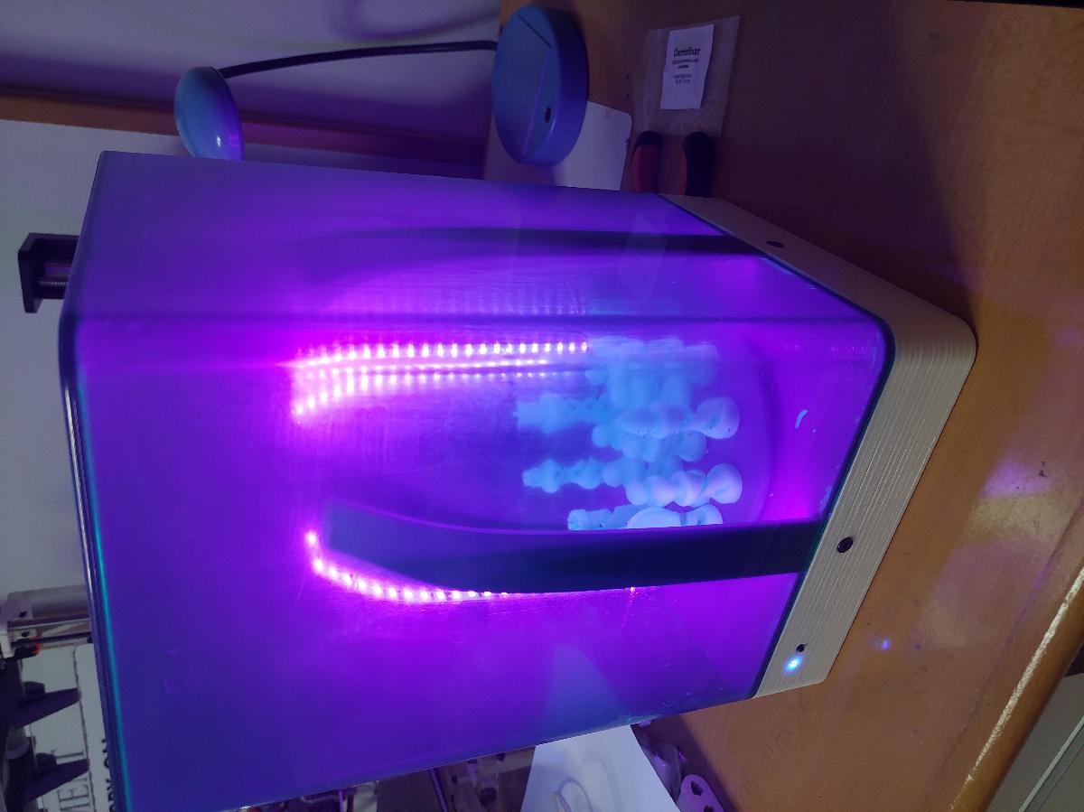 Cabina de cura de resina UV