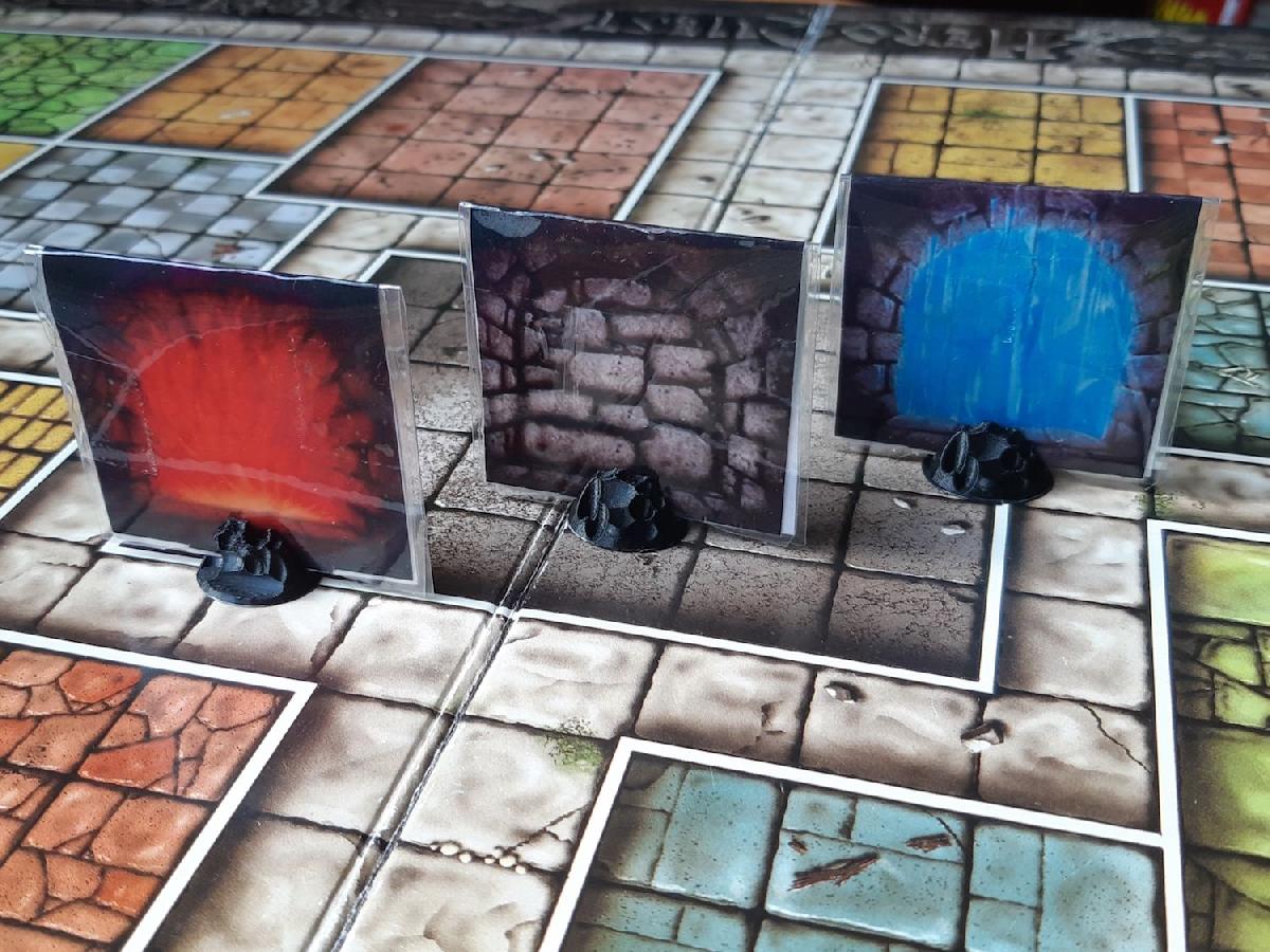 HeroQuest Magos de Morcar Base da parede
