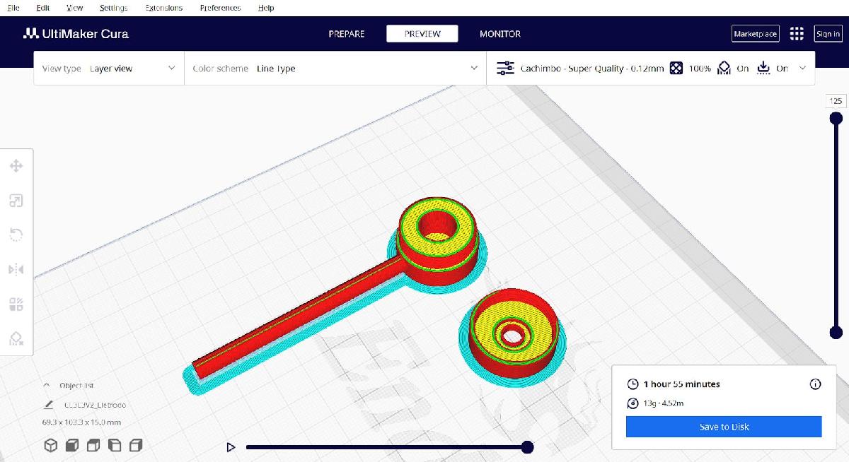 Electrode for Electrochemical Cell   3D Sample Holder