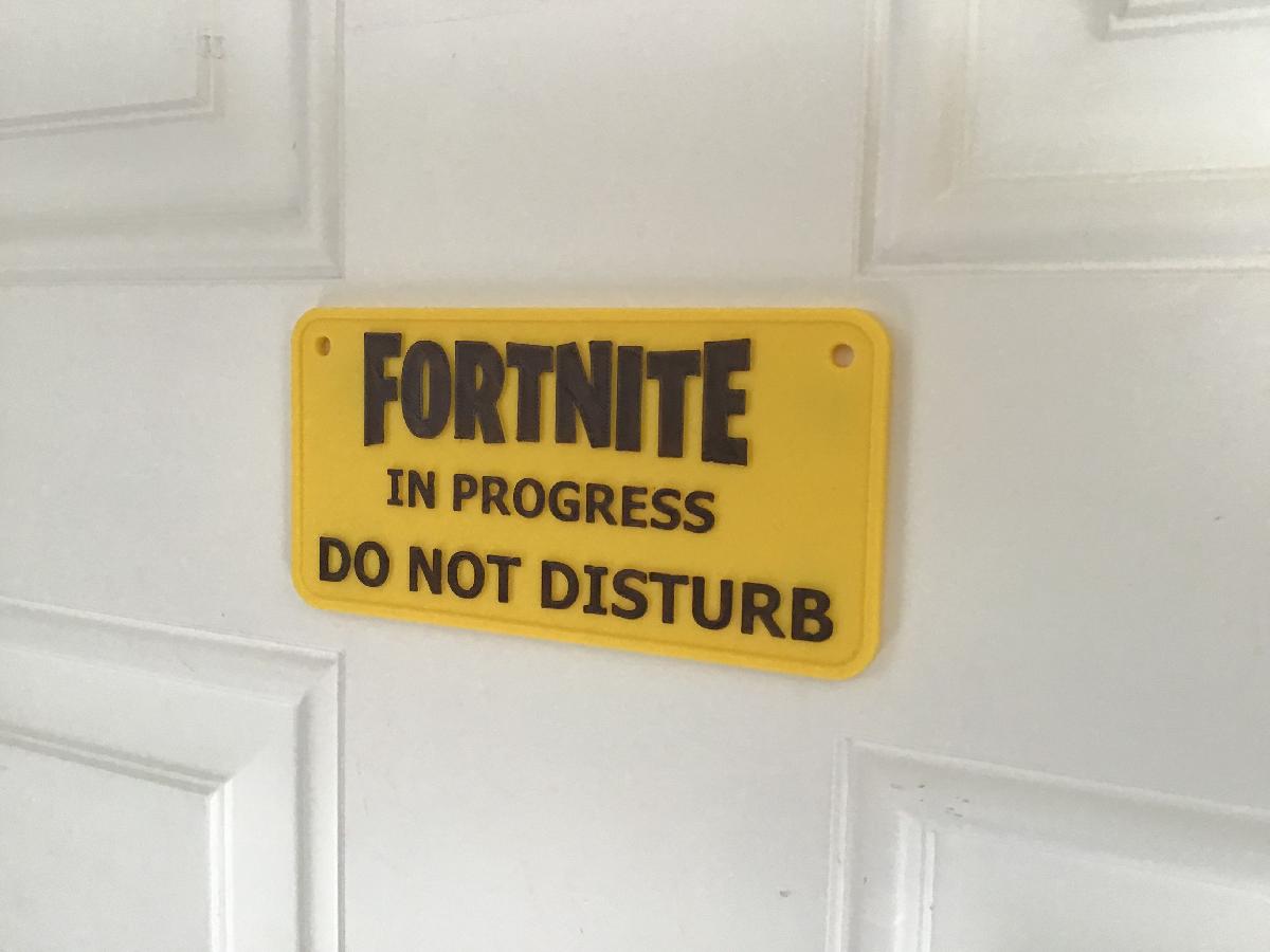 Sinal de Fortnite