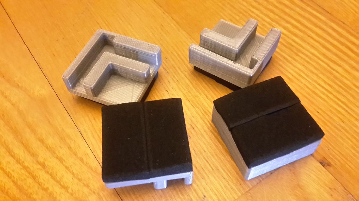 Pes planos Ultimaker 2 (anti vibracao)