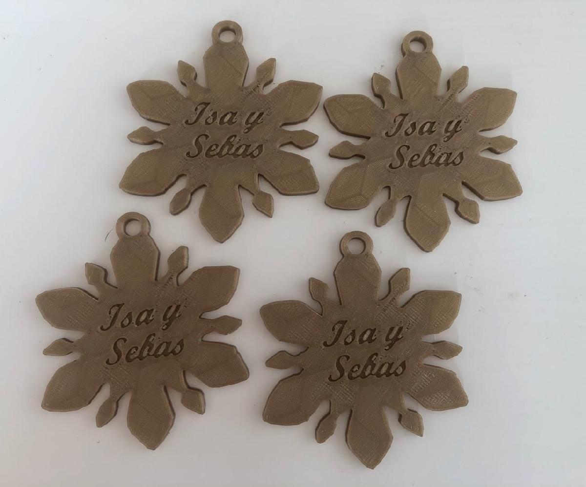 Copo de nieve personalizado