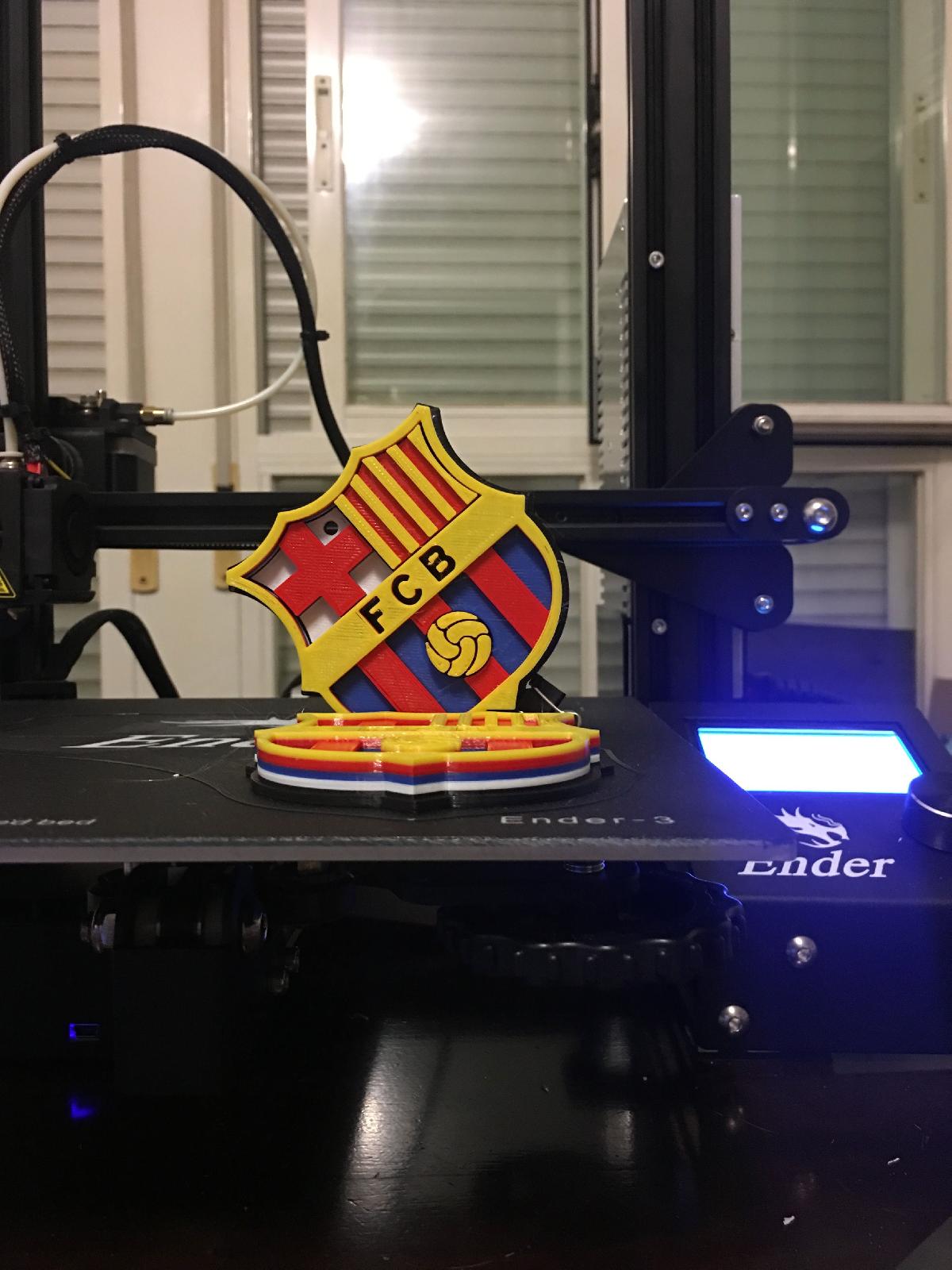 Escudo 3D do F.C. Barcelona