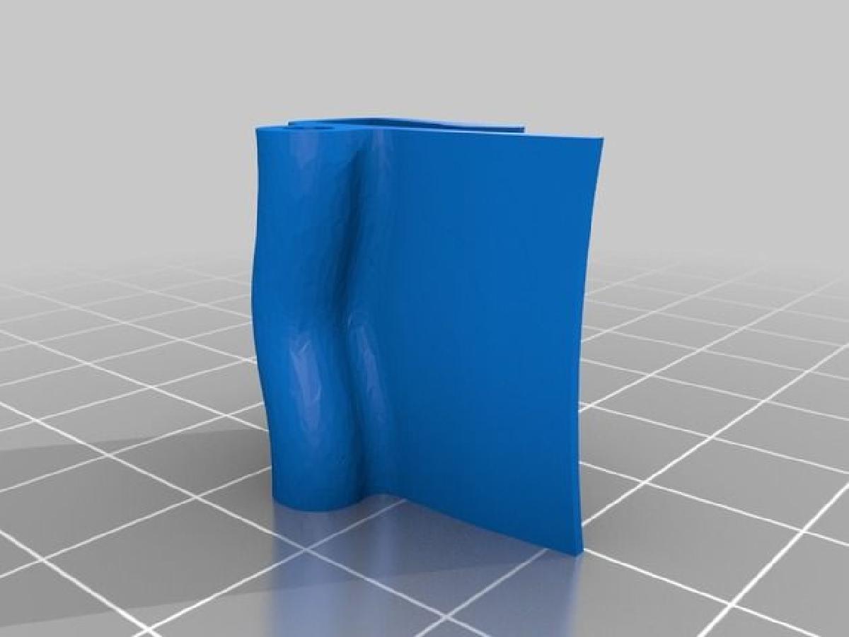 Clip curvado para Smartmaterials 3DCPI