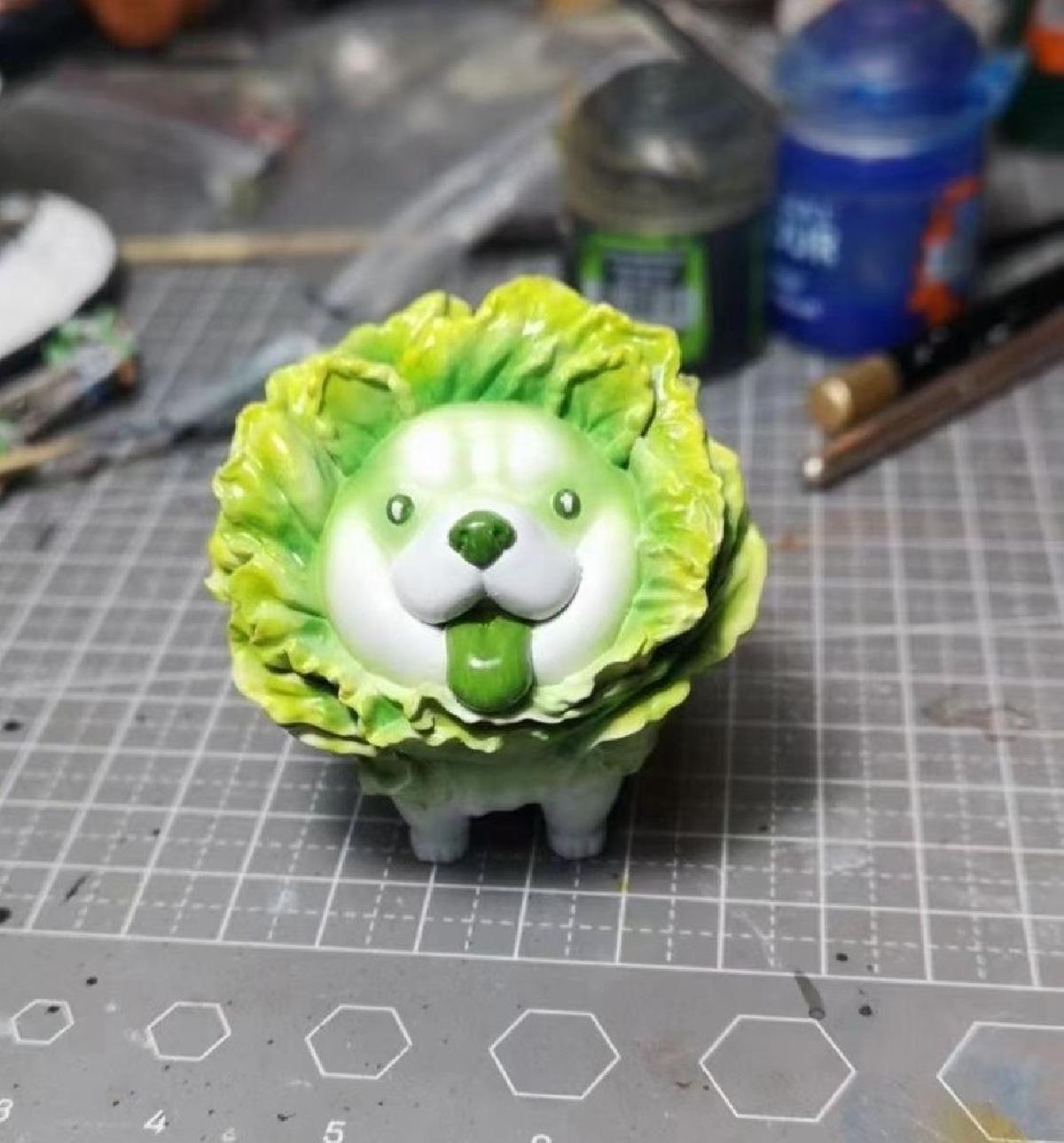 Cão vegetal Miniatura chinesa do cão do repolho