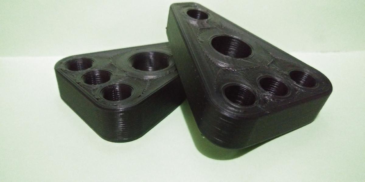 Placa de equalizacao de cabo de sustentacao para torre de radio amador