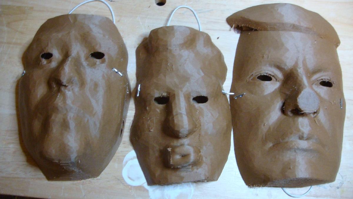 Mascaras do POTUS em tamanho real