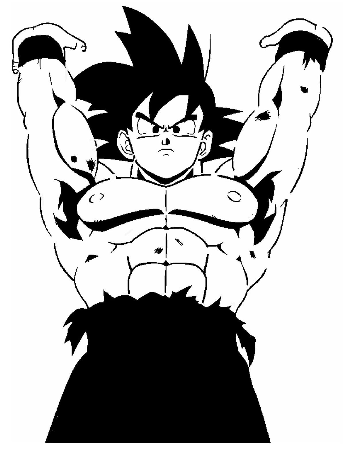 Stencil de Goku 2