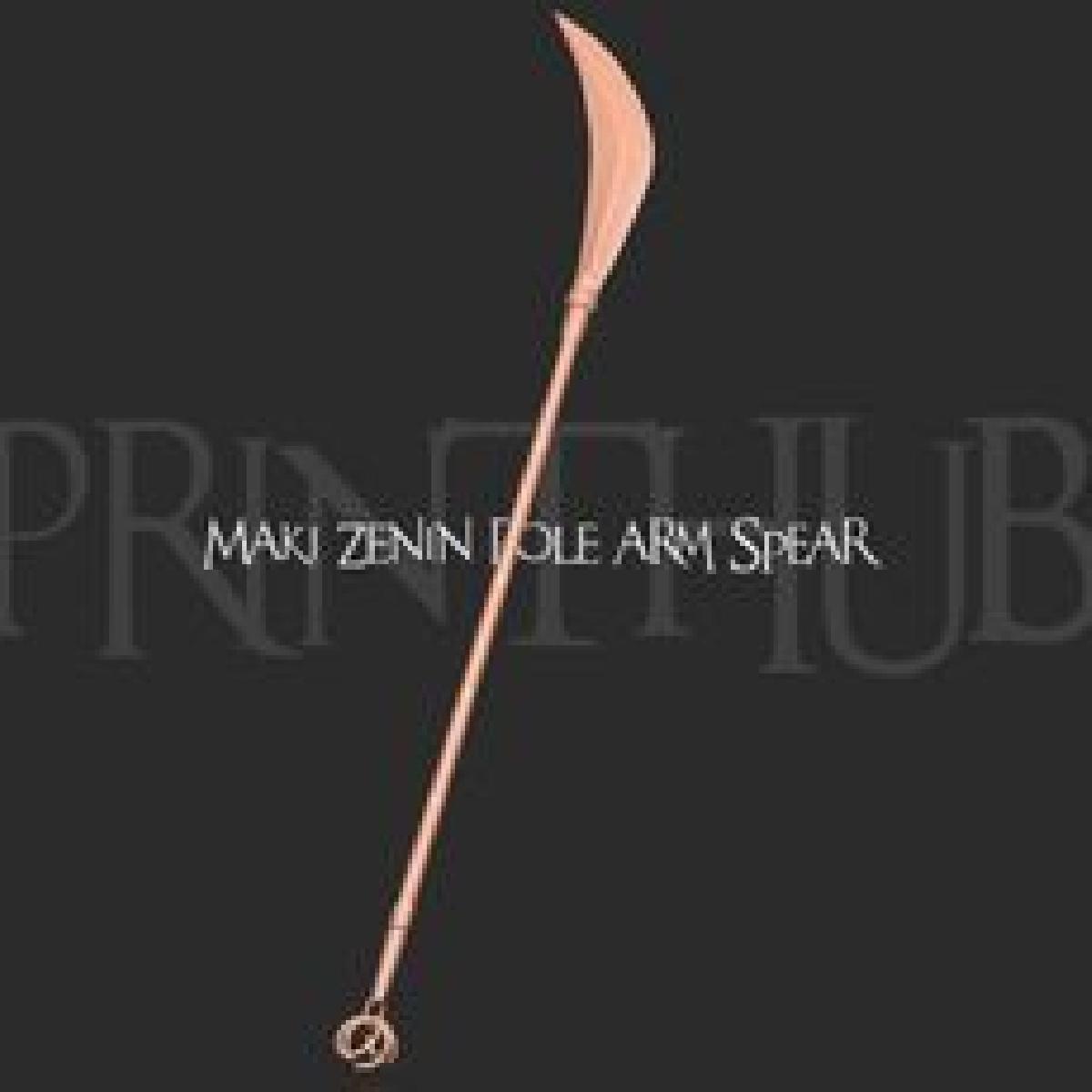 Maki Zenin Lanca de arma longa modelo de impressao 3D de Jujutsu Kaisen