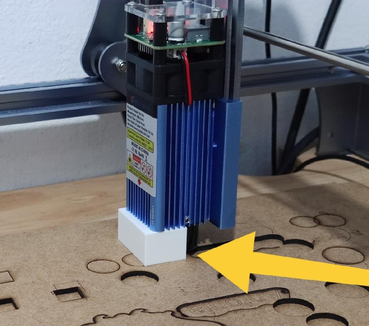 Separador para laser de diodo.