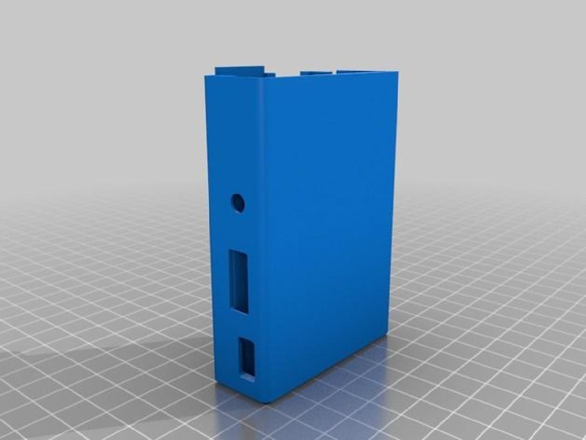 Case de manga de altura total para Raspberry Pi com furos para CSI, DSI e GPIO.