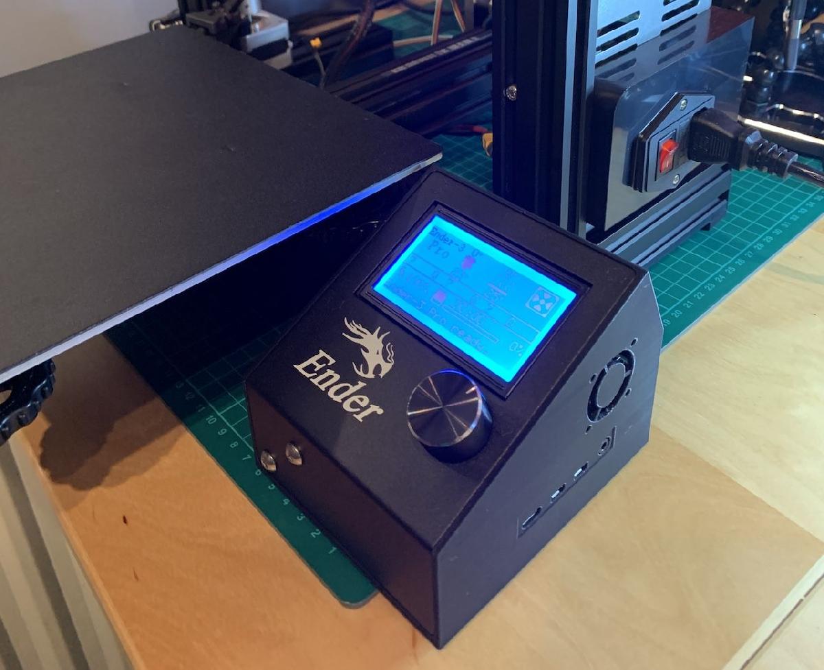Capa de Display LCD para Ender 3 Pro Raspberry Pi 4