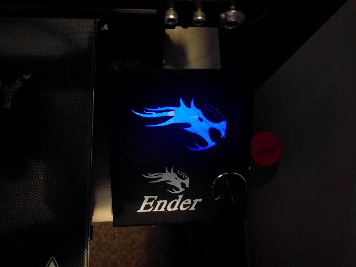 Capa de LCD Dragon para Ender 3