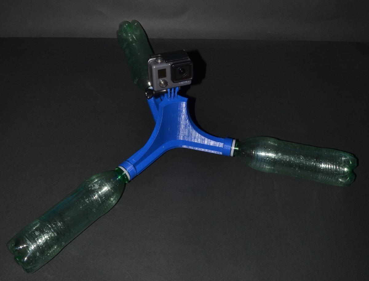 tripe flutuante gopro