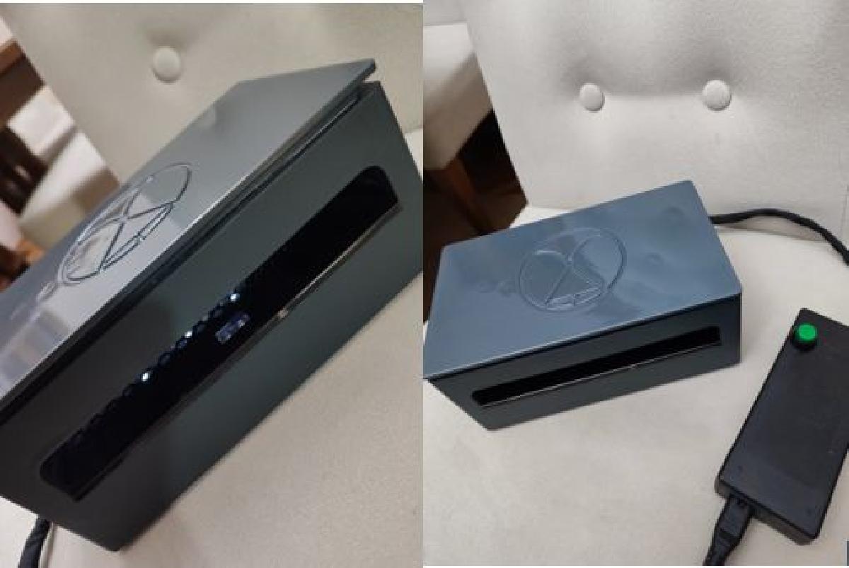 Caixa de esterilizacao UV C