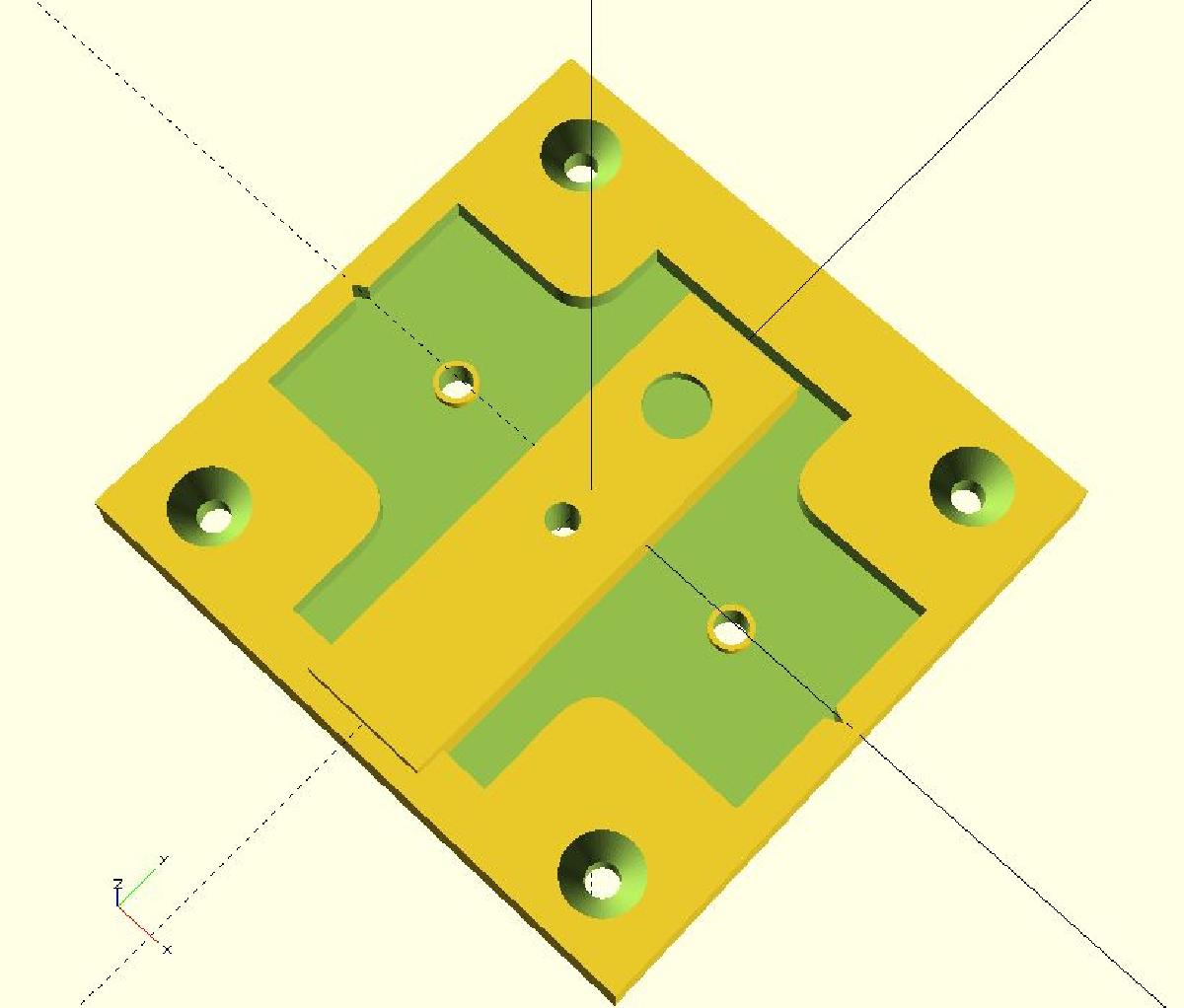 Platina para reparacao de charneira
