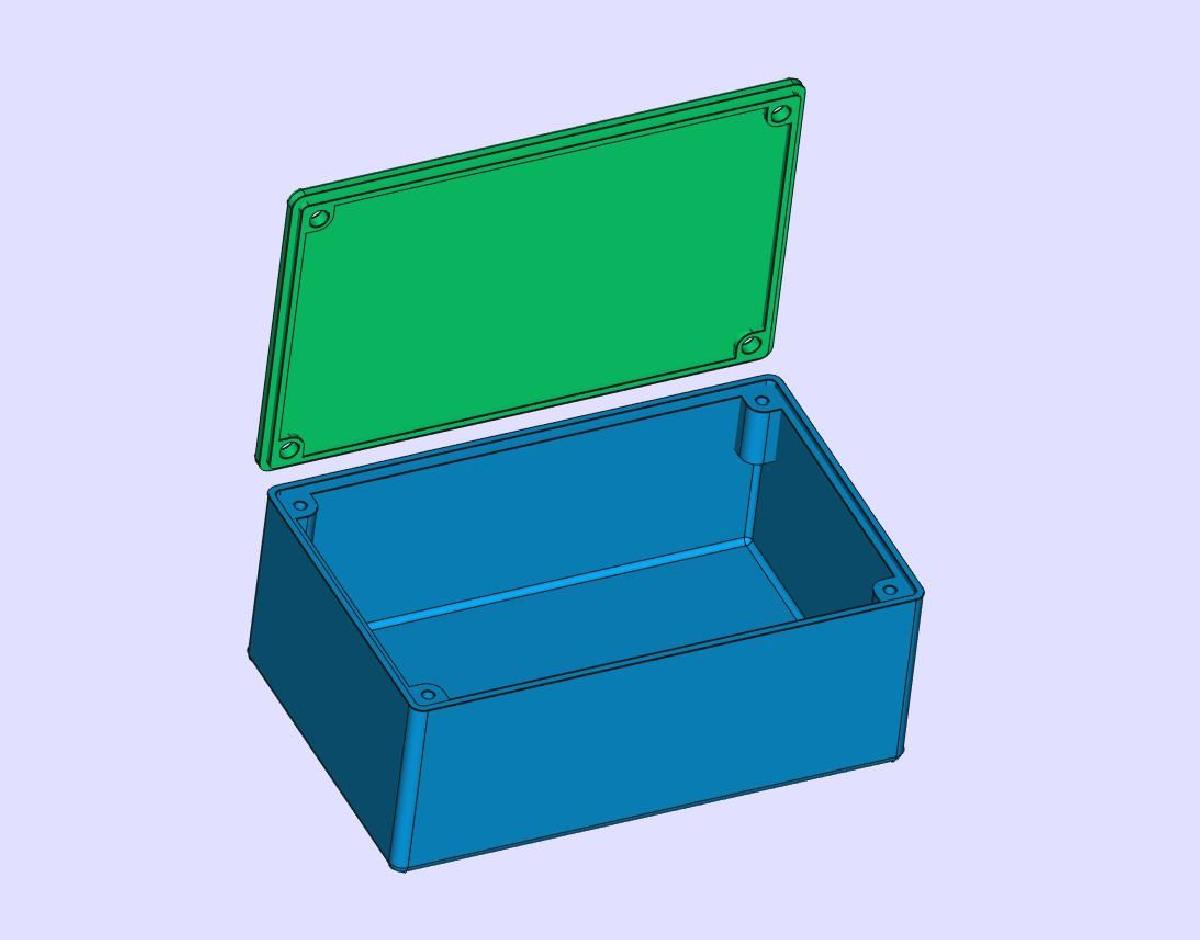 Caixa parametrizada para projetos eletronicos (FreeCad)