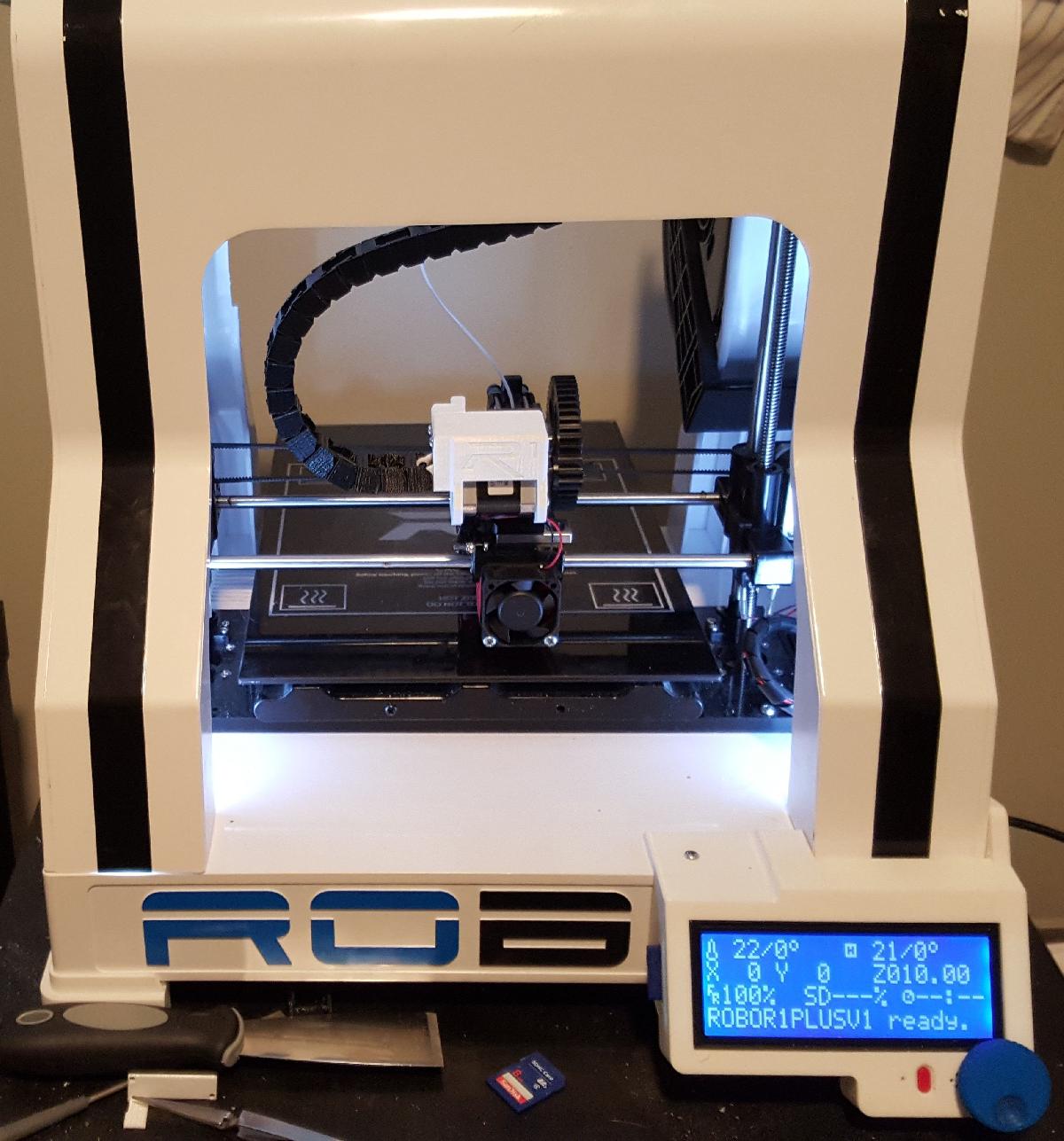 Instalacao Rapida da Corrente de Cabos Robo3D Sem Rewire ou Substituicao do Carro.