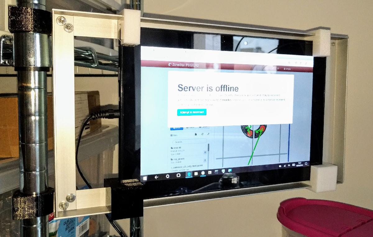 Suporte rebativel para tablet de prateleira OMAR (IKEA)