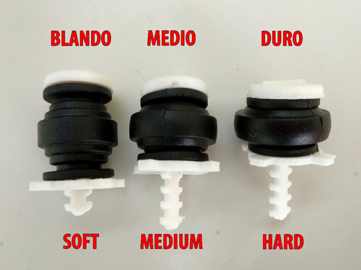 Regulador de dureza do amortecedor do gimbal Regulador de dureza para as borrachas do gimbal